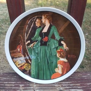 Norman Rockwell Collector Plate “Grandma's Courting Dress”